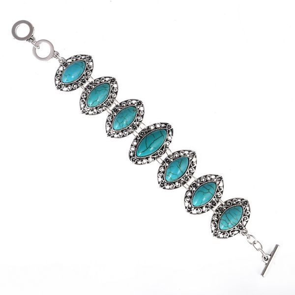 Blue Stone Boho Adjustable Bracelets