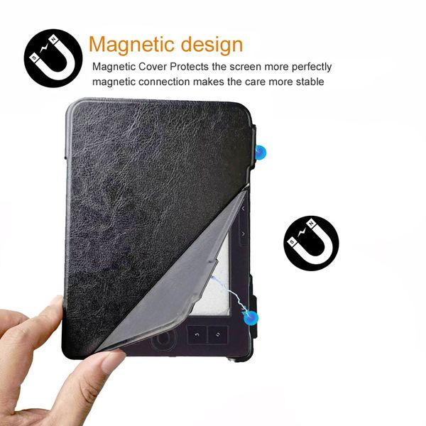 High Quality Slim Case for Digma K1 ebook Reader Leather Cover Ultra Thin Lightweight Hard Back Protective Shell for digma K2