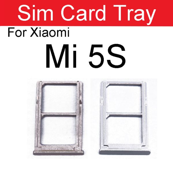 SIM Card Tray Holder For Xiaomi Mi 6 5 5C 5S Plus Sim Reader Card Slot Socket Adapters Cell Phone Replacement Repair Parts