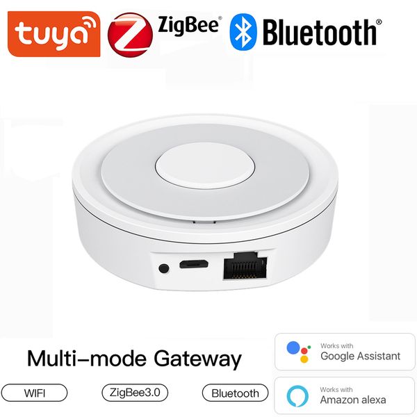 tuya zigbee3 0 smart hub wireless wired bluetooth gateway bridge for app remote control works with alexa google home assistant
