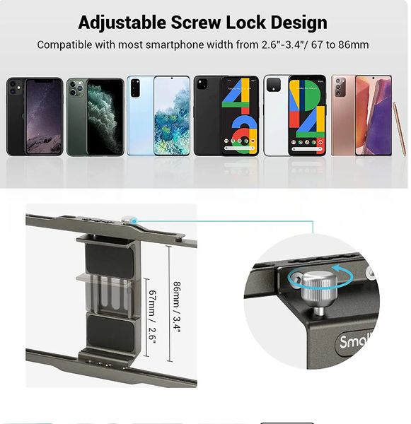 Universal SmallRig Mobile Phone handle handgrip Handheld For iPhone 13 / 13 Pro / 13 Pro Max For iPhone 14 Video Rig Kit 3155 i i
Universal SmallRig Mobile Phone handle handgrip Handheld For iPhone 13 / 13 Pro / 13 Pro Max For iPhone 14 Video Rig Kit 3155 i i