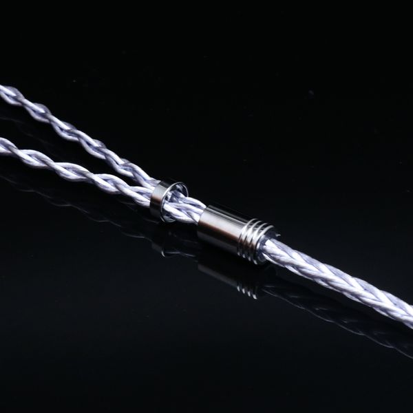ivipq525 7n silver plated occ hifi earphone upgrade cable with 4 4 mmcx 2pin for iem hm20 fudu melody wyvern cra ssr