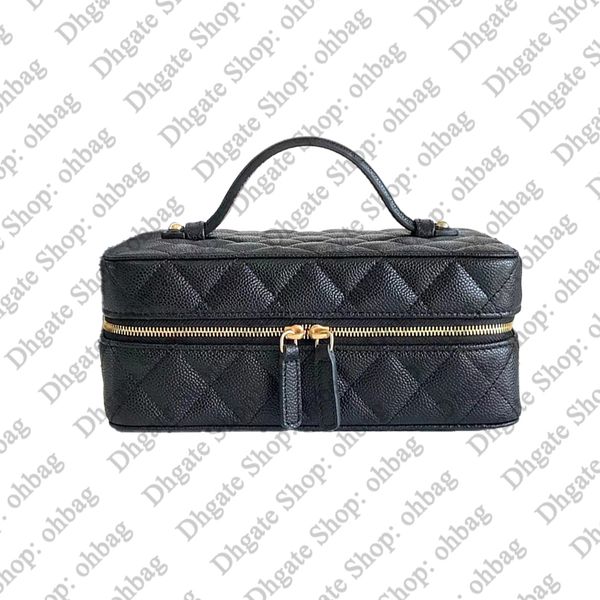 12A Make up Bag Jewelry Box Bag Designer Quilted Bag Fashion Clutch Bags Diamond Lattice Handbags Genuine Leather Purses Designer Woman Handbag Luxury Bags