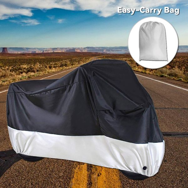 New Motorcycle Cover Funda Moto Rain Cover Waterproof Dustproof UV Protective Cover Coat Indoor Outdoor Motorbike Scooter Cover