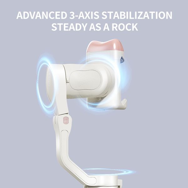Hohem-iSteady V2S Phone Gimbal Stabilizer 3-Axis Foldable Phone Gimbal Gesture Control AI Tracking For Max/Android Video Record
