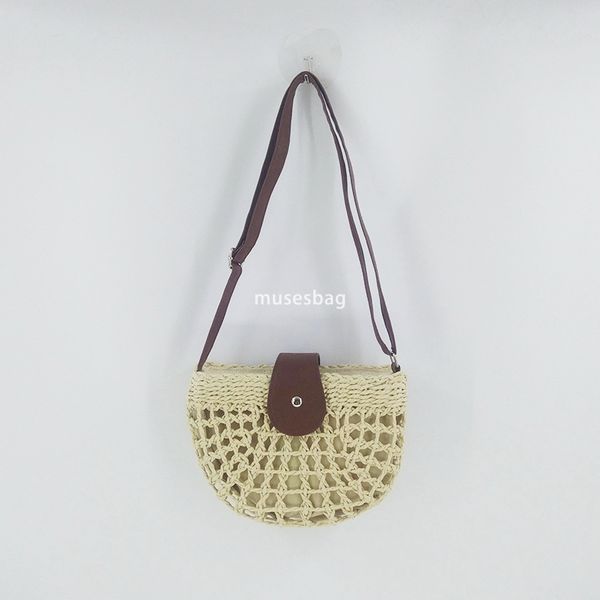 Designer Ms. High Quality Grass Woven Bag Paper Rope Hollow Small Half Round Practical Multi functional Woven Shoulder Bag Small Fresh Leisure Vacation Beach Bag, Rice white
Designer Ms. High Quality Grass Woven Bag Paper Rope Hollow Small Half Round Practical Multi functional Woven Shoulder Bag Small Fresh Leisure Vacation Beach Bag, Rice white