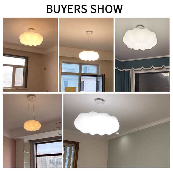Cloud Modern chandelier restaurant lamps living room creative pumpkin lamp Nordic simple children's room lamp white dimmable de
Cloud Modern chandelier restaurant lamps living room creative pumpkin lamp Nordic simple children's room lamp white dimmable de