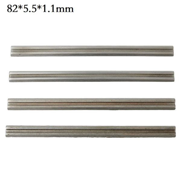 4pcs Planing Blade HSS Reversible Blades 82mm Electric Woodworking Machinery Parts For EH102 HB750 HBE800 Power Tools