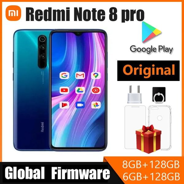 Xiaomi Redmi Note 8 Pro smartphone Global ROM Smartphone Helio G90T 4500mAh 64MP 6G+128G 8+128G used phone, Blue
Xiaomi Redmi Note 8 Pro smartphone Global ROM Smartphone Helio G90T 4500mAh 64MP 6G+128G 8+128G used phone, Blue