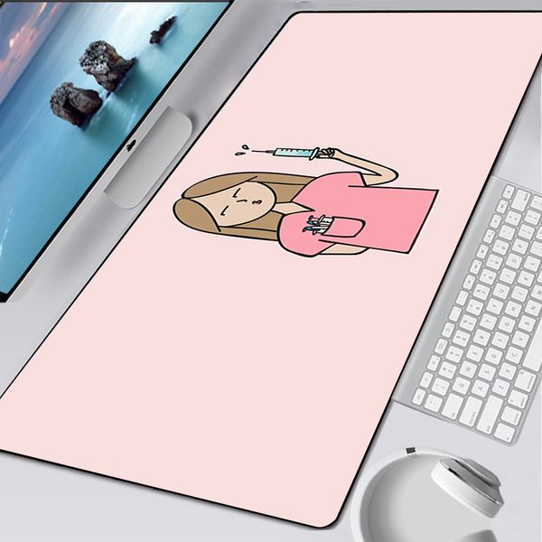 Large Gaming Mouse Pad Computer Mousepad PC Gamer Mouse Mat Doctor Nurse Medical Medicine Health Mausepad Keyboard Mat Desk Pad