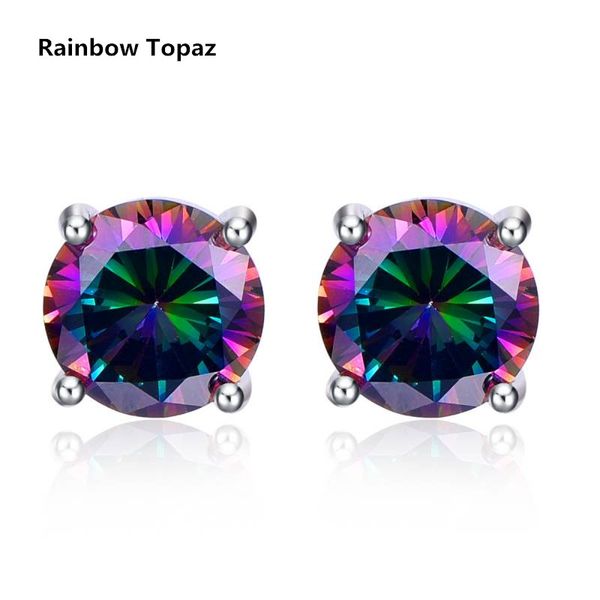Women Natural Stone Earrings 100% 925 Sterling Silver — compare prices at CompareOffers