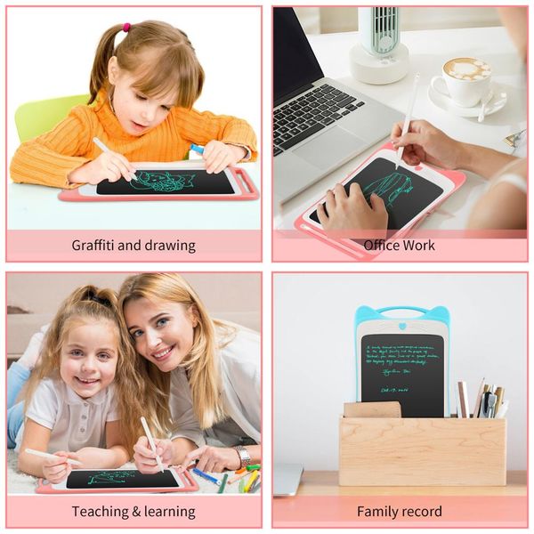 LCD Writing Tablet 8.5/1 Inch Cat shape Digital Drawing Tablet Handwriting Pads Portable Electronic Tablet Board ultra-thin Boar
