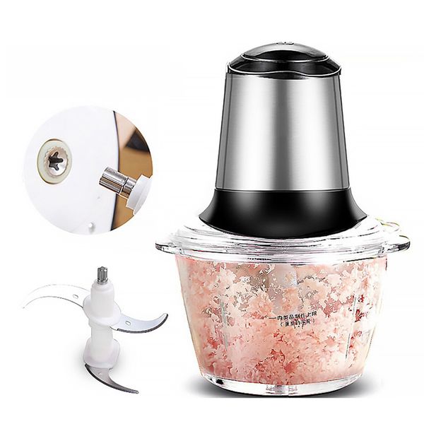DHgate HIMOSKWA 1.2L Multifunctional Meat Grinder 220V Kitchen Electric Cutter Mixer Household Mincer Chopper Food Processor Glass Bowl listed by DHgate