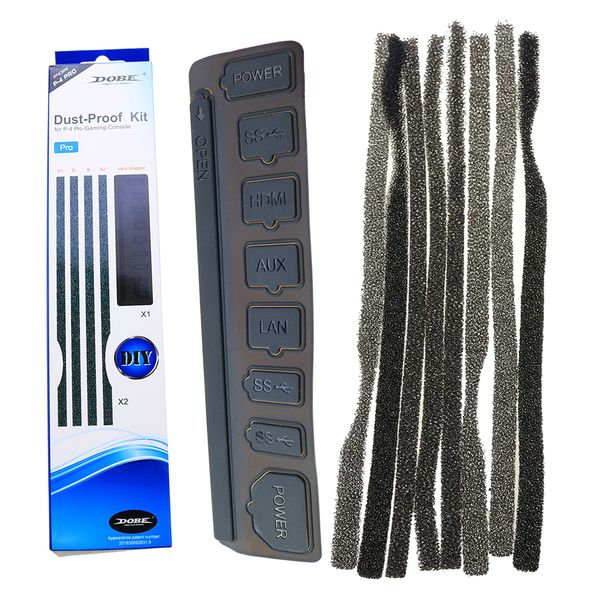 yuxi 1set dustproof cover filter sponge dustproof kit for ps4 pro game accessories dust filter for ps4 slim console