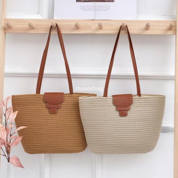 Designer Women's High Quality Classic Retro Practical Woven Cord High Quality Texture Bag Large Capacity One Shoulder Grass Woven Bag Beach Bag Leisure, Khaki
Designer Women's High Quality Classic Retro Practical Woven Cord High Quality Texture Bag Large Capacity One Shoulder Grass Woven Bag Beach Bag Leisure, Khaki