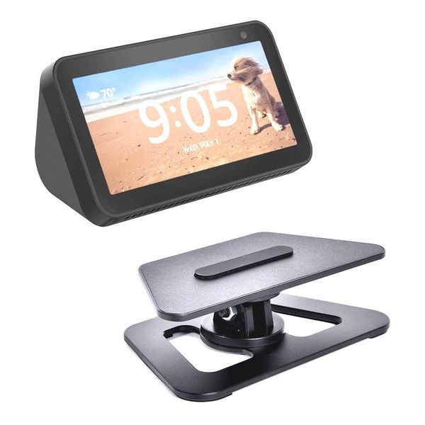 2020 High Quality Adjustable Stand Mount Accessories Fully Aluminum Build Anti-Slip Base for Echo Show 5 Newest