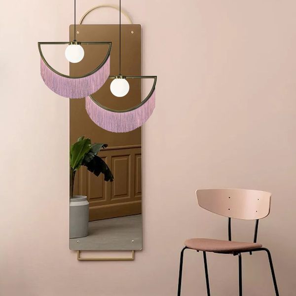 Ins Nordic Style Girl Heart Pink Tassel Single Head Lamp Postmodern Creative Bedroom Small Fresh Bedside Chandelier
Ins Nordic Style Girl Heart Pink Tassel Single Head Lamp Postmodern Creative Bedroom Small Fresh Bedside Chandelier