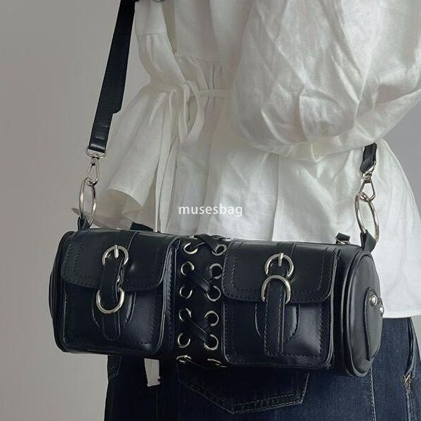 Dark Spicy Girl Underarm Bag New Type Bag Women's High Quality Texture Tie Design Single Shoulder Bag Versatile Crossbody Bag, Black
Dark Spicy Girl Underarm Bag New Type Bag Women's High Quality Texture Tie Design Single Shoulder Bag Versatile Crossbody Bag, Black