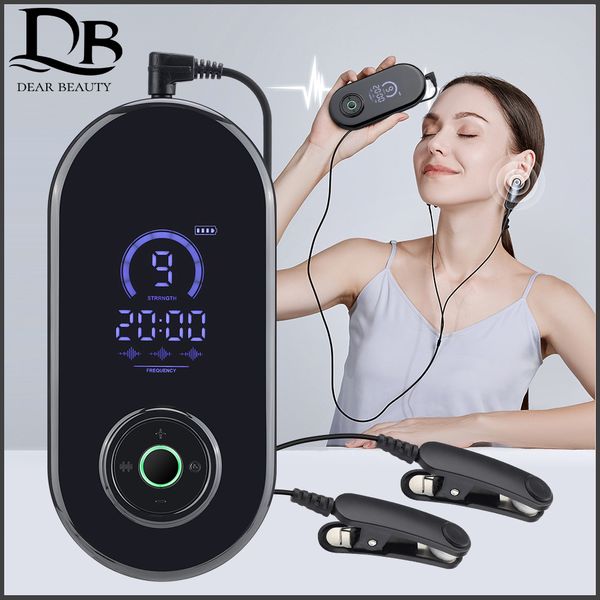Ear Clip Type Intelligent Sleep Device Micro-current CES Massage Pulse Aid Household Apparatus Improve Anxiety USB Charging