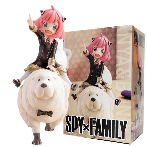 14cm SPYFAMILY Anime Figure Bond Anya Forger Action Figures Kawaii Girl Riding Dog Figurine PVC Collection Model Doll Toy
14cm SPYFAMILY Anime Figure Bond Anya Forger Action Figures Kawaii Girl Riding Dog Figurine PVC Collection Model Doll Toy
