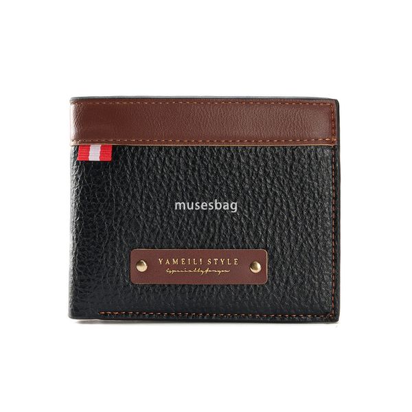 Fashionable men high-quality retro wallet short wallet classic casual lychee pattern soft leather wallet with multiple card slots large capacity small wallet, Light coffee
Fashionable men high-quality retro wallet short wallet classic casual lychee pattern soft leather wallet with multiple card slots large capacity small wallet, Light coffee