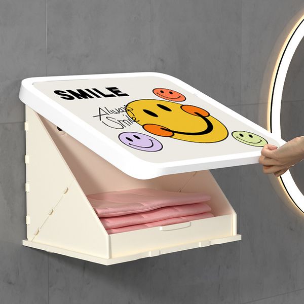 Wall-Mounted Foldable Bathroom Storage Shelf - Suction Cup, Space-Saving Design, Perfect for Home Organization, Enhance Bathroom & Home Decor
Wall-Mounted Foldable Bathroom Storage Shelf - Suction Cup, Space-Saving Design, Perfect for Home Organization, Enhance Bathroom & Home Decor