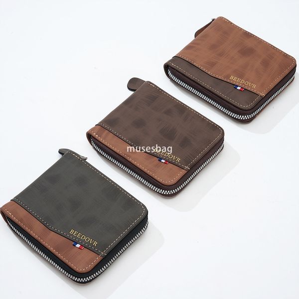 Fashionable Men's Designer Practical Multi functional Wallet Fashionable Classic Retro Casual Large Capacity Money Clip Zipper Bag Short Change Card Bag, Brown
Fashionable Men's Designer Practical Multi functional Wallet Fashionable Classic Retro Casual Large Capacity Money Clip Zipper Bag Short Change Card Bag, Brown