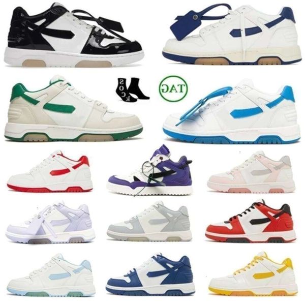 Offes Men Women Top Quality Shoes Out of Office Sneakers Low-tops Black White Pink Leather Light Blue Patent Trainers Runners Sneaker 36-45, Color15
Offes Men Women Top Quality Shoes Out of Office Sneakers Low-tops Black White Pink Leather Light Blue Patent Trainers Runners Sneaker 36-45, Color15