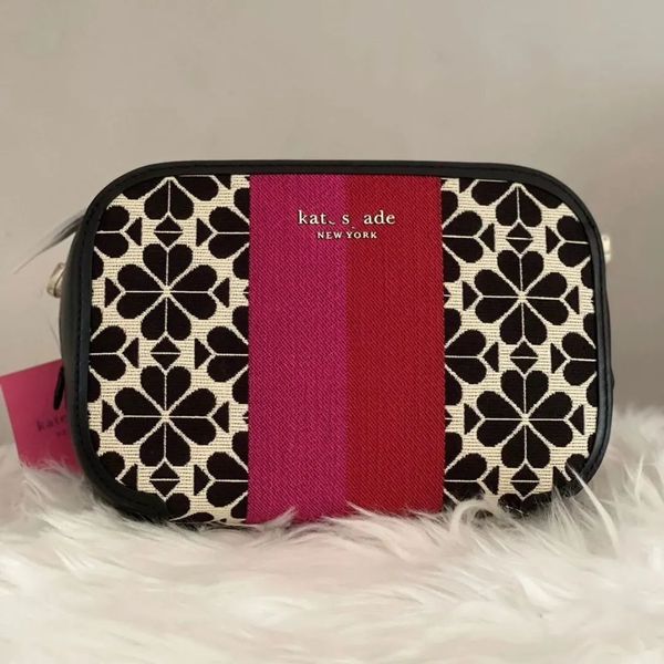 Original Kates Spade Designer Bag Jacquard Stripe Crossbody Camera Bags Luxury Purse Mirror Quality Shoulder Purses Designer Handbag Sac Luxe Dhgate New, Black
Original Kates Spade Designer Bag Jacquard Stripe Crossbody Camera Bags Luxury Purse Mirror Quality Shoulder Purses Designer Handbag Sac Luxe Dhgate New, Black
