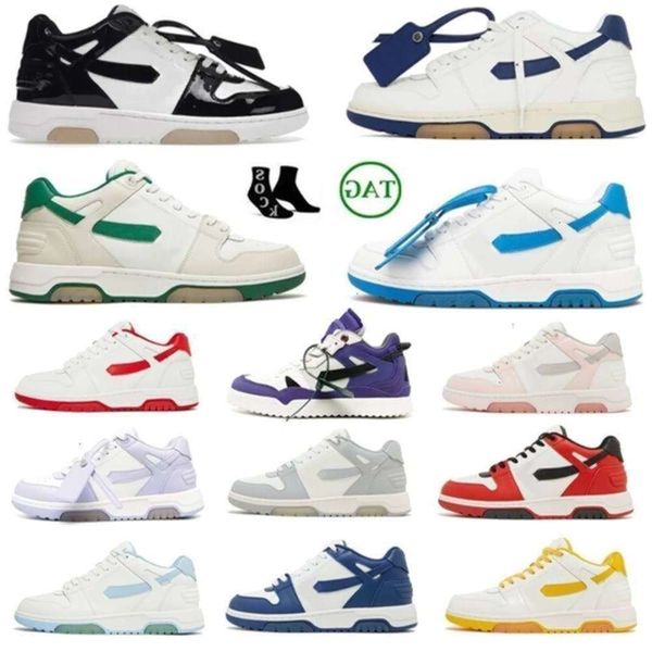 Offes Men Women Top Quality Shoes Out of Office Sneakers Low-tops Black White Pink Leather Light Blue Patent Trainers Runners Sneaker 36-45, Color15
Offes Men Women Top Quality Shoes Out of Office Sneakers Low-tops Black White Pink Leather Light Blue Patent Trainers Runners Sneaker 36-45, Color15