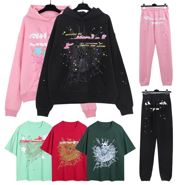 Men designer hoodies young thug women hoodie high quality foam print web graphic tee pink sweatshirts y2k pullovers black tracksuit pants t shirt, Shirt 17
Men designer hoodies young thug women hoodie high quality foam print web graphic tee pink sweatshirts y2k pullovers black tracksuit pants t shirt, Shirt 17