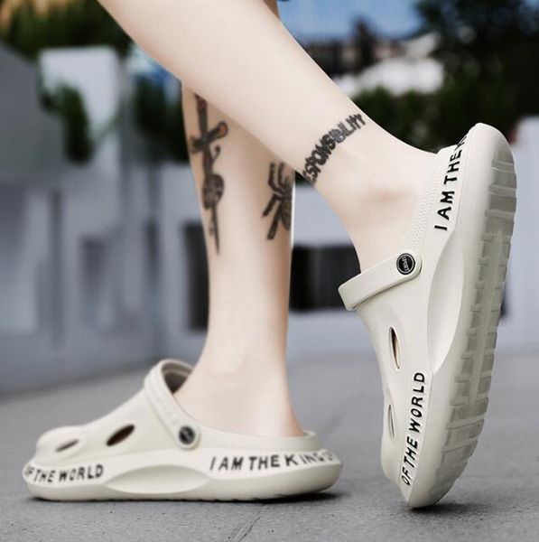 Western men's sandals 4 colors soft sole fashion Baotou slippers outdoor waterproof and wear-resistant beach hole shoes Joker breathable mens shoes, Beige
Western men's sandals 4 colors soft sole fashion Baotou slippers outdoor waterproof and wear-resistant beach hole shoes Joker breathable mens shoes, Beige