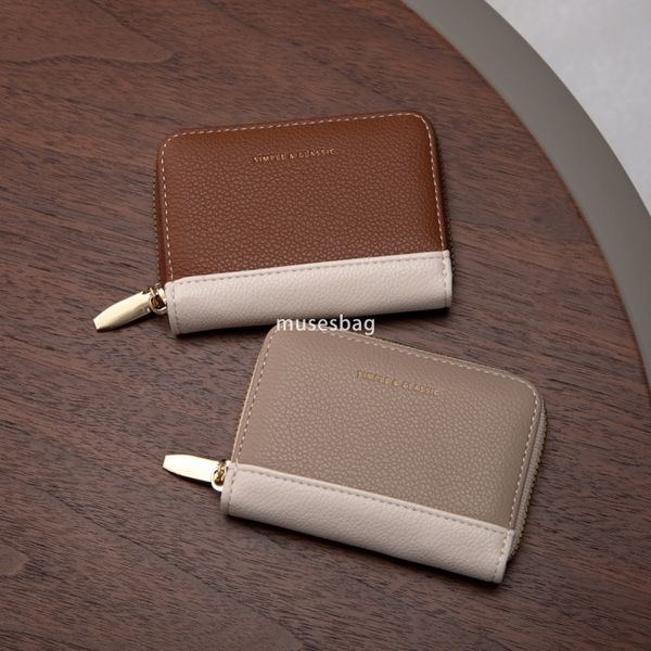High quality women designer atmospheric and casual new zipper mini color blocking lychee pattern classic multi-functional multi card position organ PU card bag, Brown
High quality women designer atmospheric and casual new zipper mini color blocking lychee pattern classic multi-functional multi card position organ PU card bag, Brown