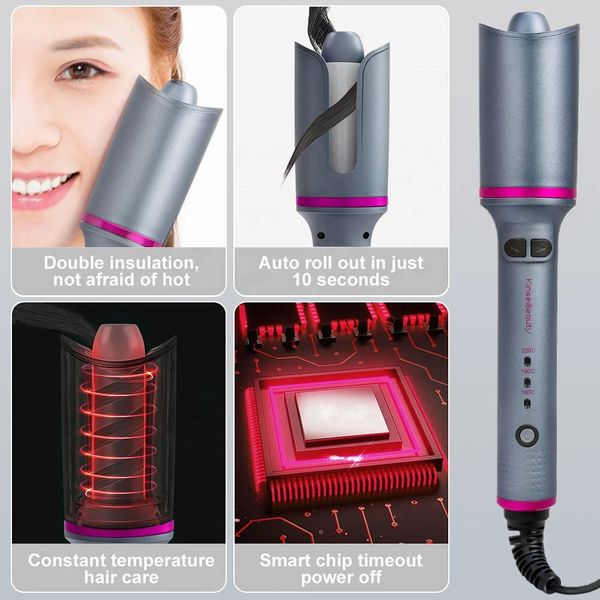 Kinseibeauty Automatic Rotating Ceramic Curler — compare prices at CompareOffers