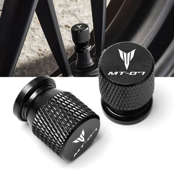 2 pcs for yamaha mt07 mt07 mt 07 all year motorcycle cnc wheel tire valve air port stem caps accessories