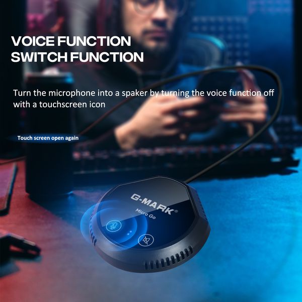 usb speakers gmark micro go bluetooth conference speakerphone with microphone compatible for computer plug and plays