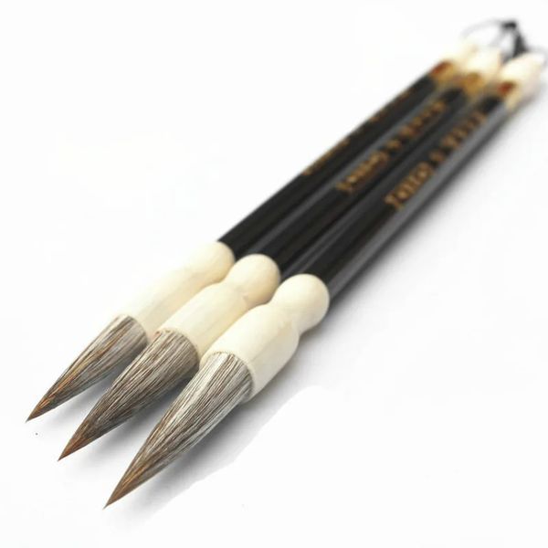 Regular Script Chinese Calligraphie Brush Pen Set Stone Badger Hair Mink Hair for Running Script Writing Brush Chinese Painting Brushes
Regular Script Chinese Calligraphie Brush Pen Set Stone Badger Hair Mink Hair for Running Script Writing Brush Chinese Painting Brushes