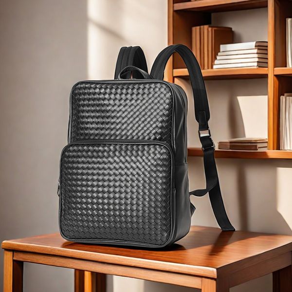 Outlet factory mens leather shoulder bags business hand-woven briefcase simple pocket decoration men backpacks outdoor leisure Knitting backpack student bag, Black
Outlet factory mens leather shoulder bags business hand-woven briefcase simple pocket decoration men backpacks outdoor leisure Knitting backpack student bag, Black