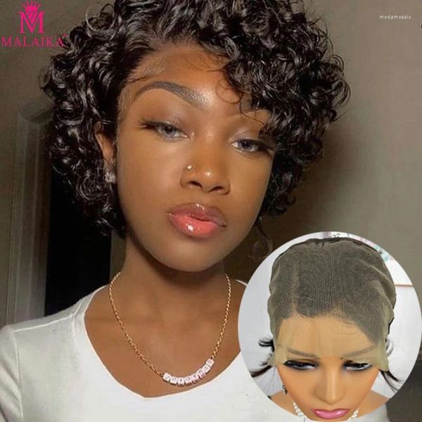 Pixie Malaika Bouncy Curly Short Big13x4 Lace Front Human Hair Wigs For Women Real Deep Water Wave Frontal Virgin Wig al, A1
Pixie Malaika Bouncy Curly Short Big13x4 Lace Front Human Hair Wigs For Women Real Deep Water Wave Frontal Virgin Wig al, A1