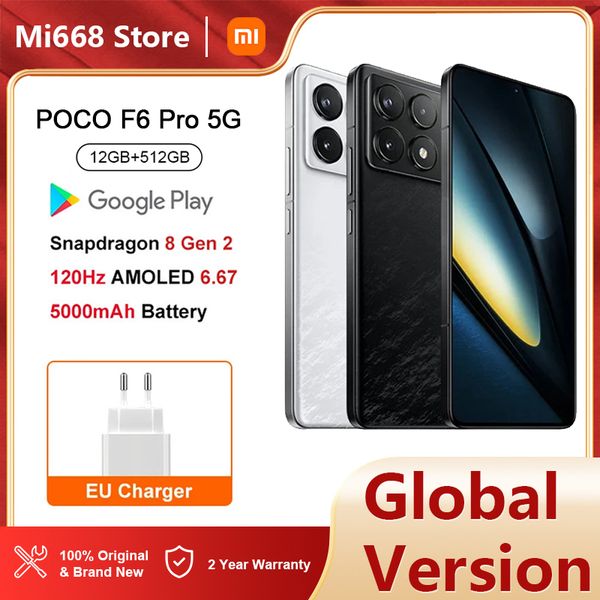 Global Version POCO F6 Pro Snapdragon 8 Gen 2 Smartphone 120W HyperCharge 50MP triple camera WQHD+ 120Hz w AMOLED display
Global Version POCO F6 Pro Snapdragon 8 Gen 2 Smartphone 120W HyperCharge 50MP triple camera WQHD+ 120Hz w AMOLED display