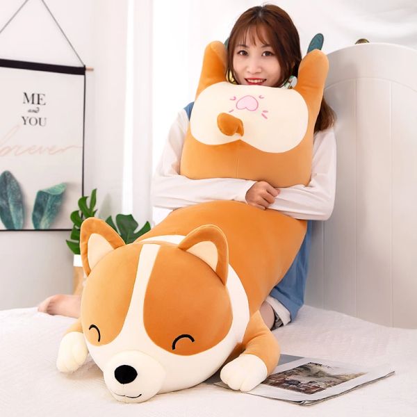 Giant Cute Cushions Corgi Dog Plush Pillows Stuffed Soft Down Cotton Animal Kids Toys Kawaii Shiba Inu Dolls for Children Birthday Gift, White
Giant Cute Cushions Corgi Dog Plush Pillows Stuffed Soft Down Cotton Animal Kids Toys Kawaii Shiba Inu Dolls for Children Birthday Gift, White
