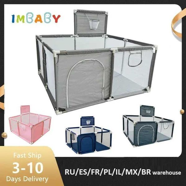 Rail Baby IMBABY 128 * 128cm Baby Playpen Family Baby Playground Square foam Childrens Park Ball Safety Fence Baby Safety Barrier WX6.4 cm, Light gray
Rail Baby IMBABY 128 * 128cm Baby Playpen Family Baby Playground Square foam Childrens Park Ball Safety Fence Baby Safety Barrier WX6.4 cm, Light gray