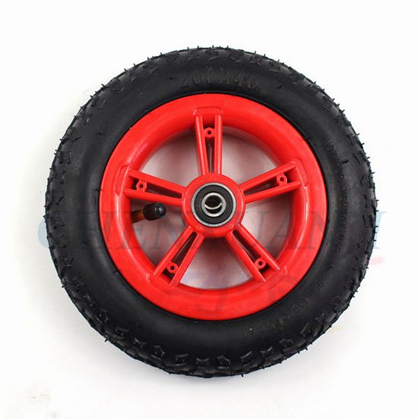 200x40 Electric Scooter Wheel 8 Inch Folding Bicycle Tyre Rubber Tire Motorcycle Parts Baby's Car 200*40 Solid Hub