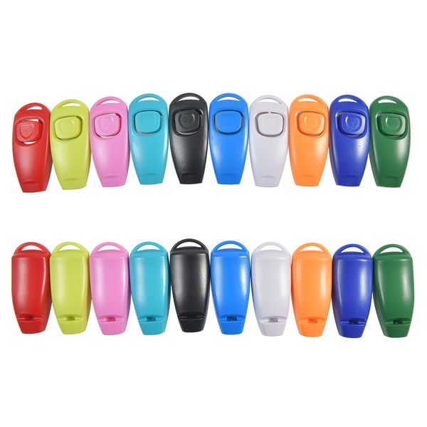 1PC Pet Dog Clicker + Whistle Puppy Stop Barking Training Aids Trainer Pet Supplies