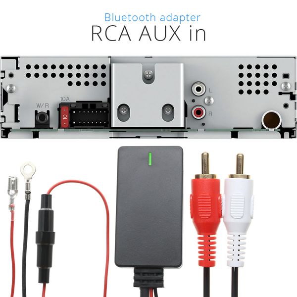 Car Universal Bluetooth Kit Phone Call Handsfree Microphone AUX 2 RCA Cable Adapter for Truck Auto Speaker Radio Stereo Audio In
Car Universal Bluetooth Kit Phone Call Handsfree Microphone AUX 2 RCA Cable Adapter for Truck Auto Speaker Radio Stereo Audio In