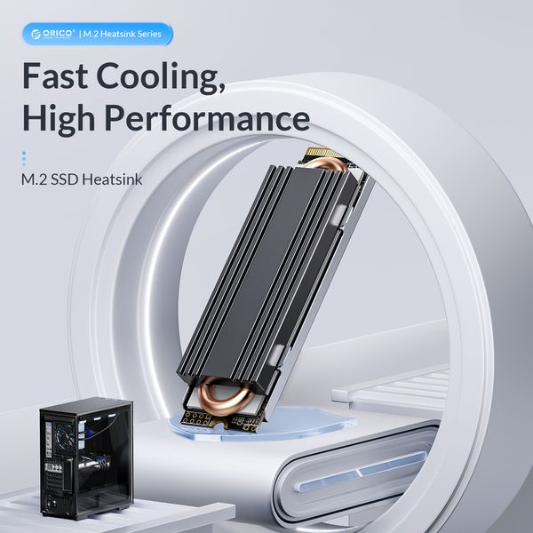 Orico M.2 SSD Heatsink M2 2280 SSD Hard Disk Heat Sink Aluminum Radiator with Thermal Pad For Desktop PC Sata SSD Cooler