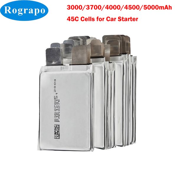 3.7V 3000mAh New 3200mAh 3700mAh 4000mAh 4500mAh 5000mAh 45C Li-Polymer Cell For Car Starter Drone Battery
3.7V 3000mAh New 3200mAh 3700mAh 4000mAh 4500mAh 5000mAh 45C Li-Polymer Cell For Car Starter Drone Battery