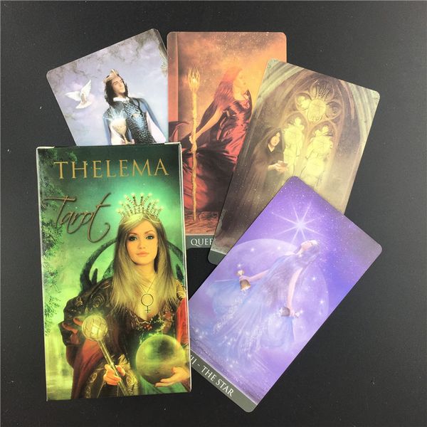 Thelema Tarot Card Table Deck Board Game For Family Party Playing With PDF Guidebook Entertainment