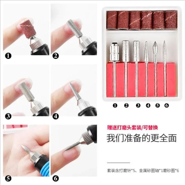Cross Border Polishing Machine Nail Polish Polishing Machine Portable Nail Remover Electric Pen Nail Sharpener