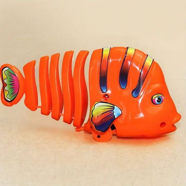 Wind-Up Plastic Wiggle Fish Toys Running Clockwork Classic Toy Newborn Spring Toy Toys for Children
Wind-Up Plastic Wiggle Fish Toys Running Clockwork Classic Toy Newborn Spring Toy Toys for Children